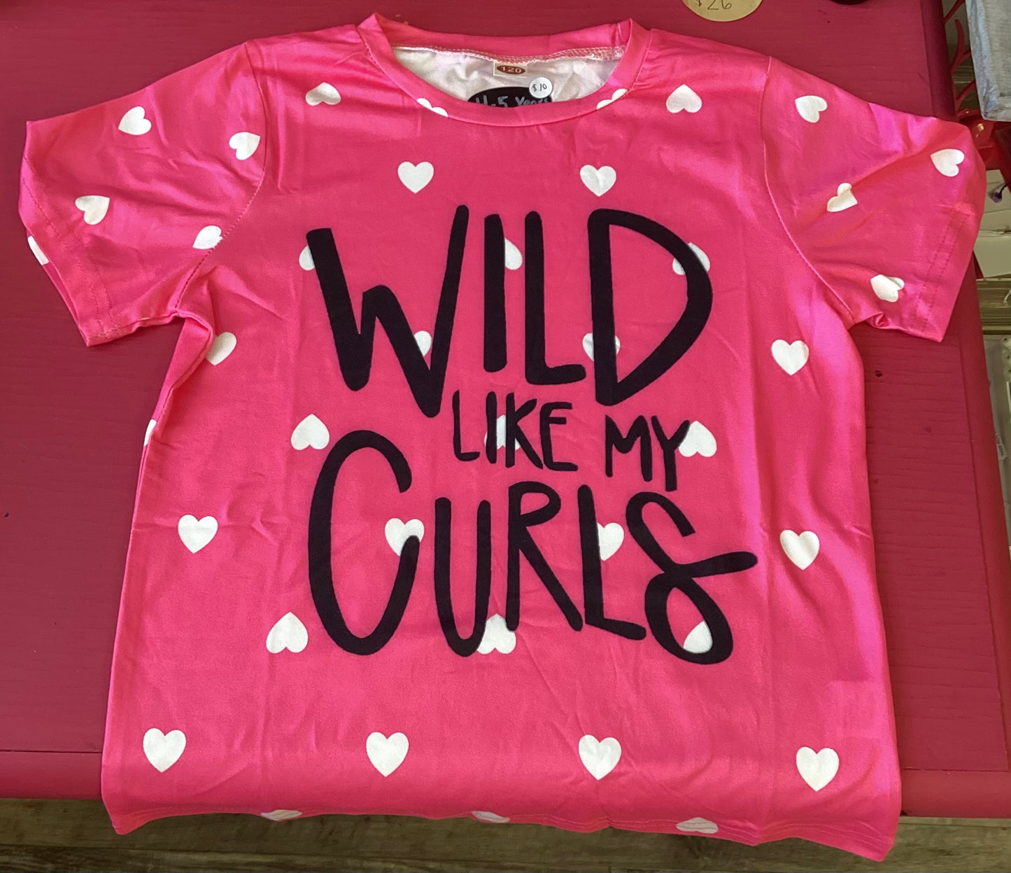 “Wild Like My Curls” Tee