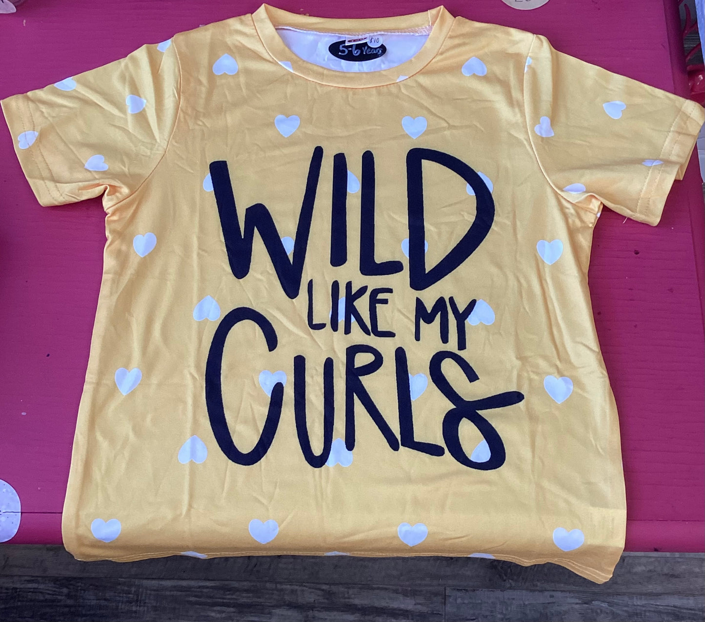 “Wild Like My Curls” Tee