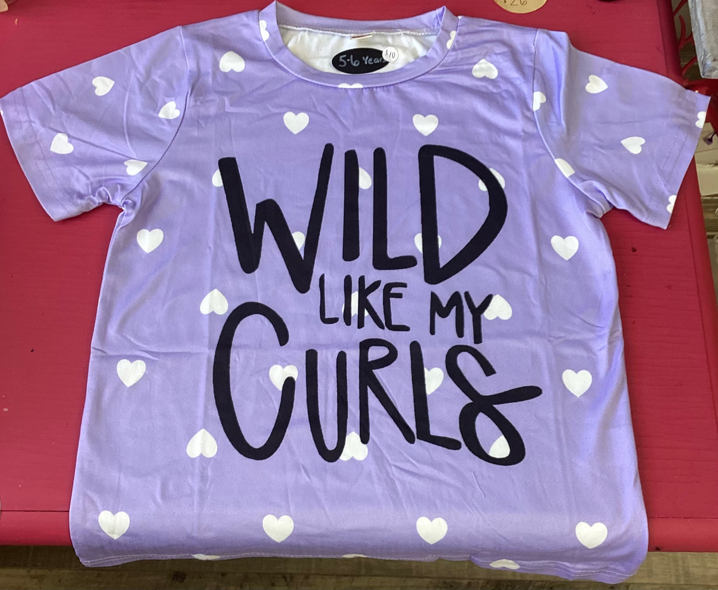 “Wild Like My Curls” Tee