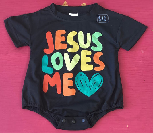 Jesus Loves Me Onesie 💙